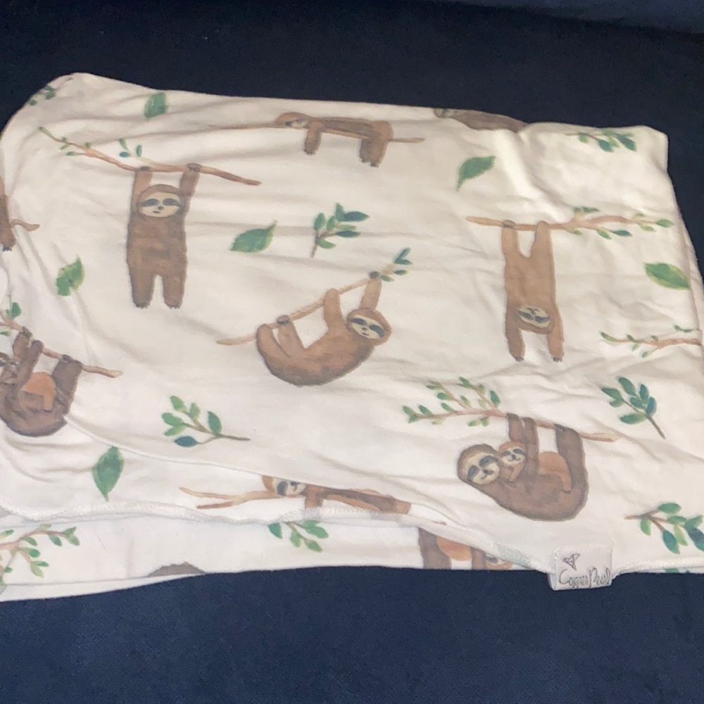 Copper Pearl sloths swaddle